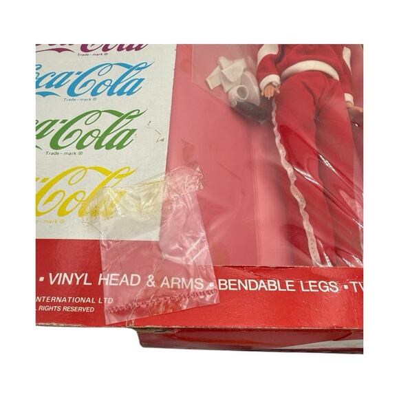 Vtg RARE Coca-Cola 1986 Active Sportswear Fashion Doll w Coke Bottle Red White - Picture 11 of 11